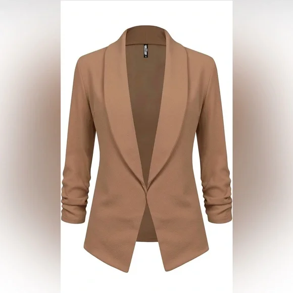 LIKE NEW Lock and Love Women 3/4 Sleeve Blazer. - Picture 2 of 9